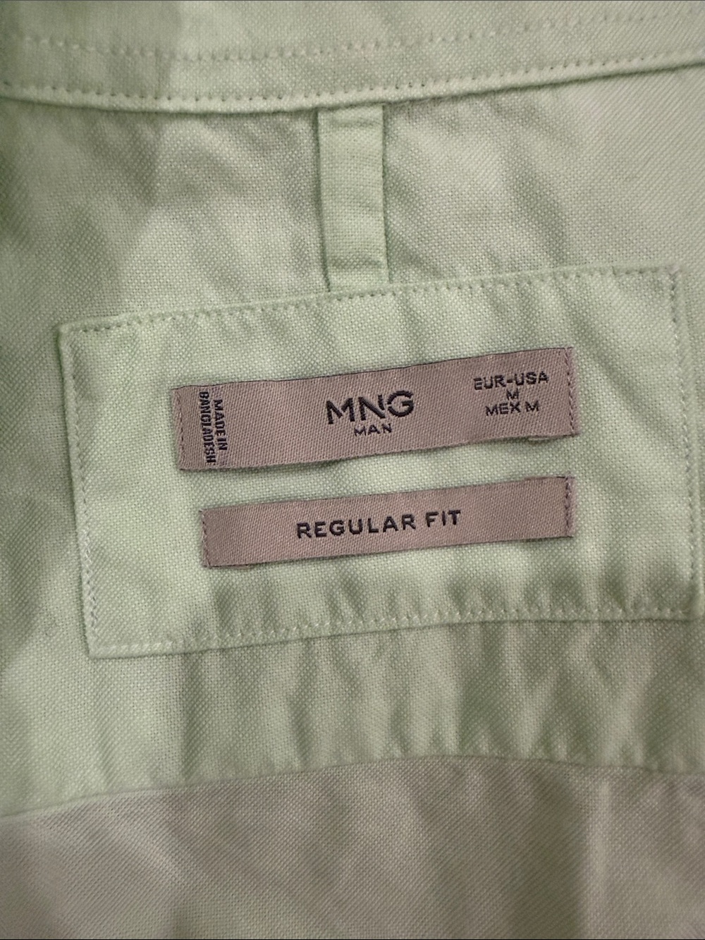 Mango Neon Green Button-Down Shirt Oversized Relaxed Fit Beach - Picture 3 of 5